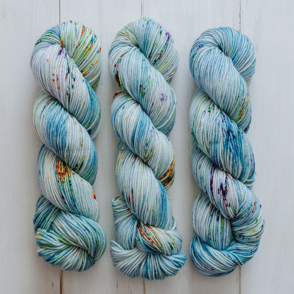 "Crystal Waters" Hand-dyed Yarn