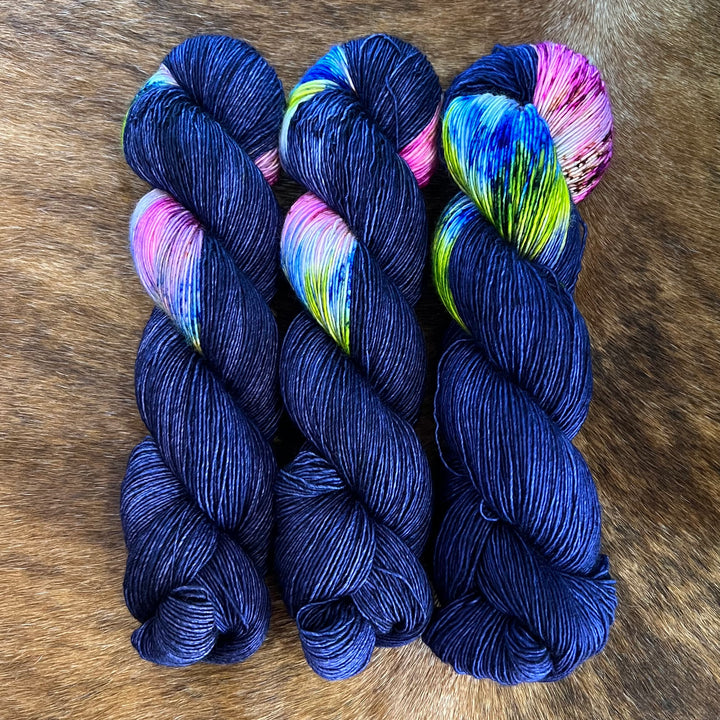 "Wildflowers" Assigned Pooling Hand-dyed Yarn