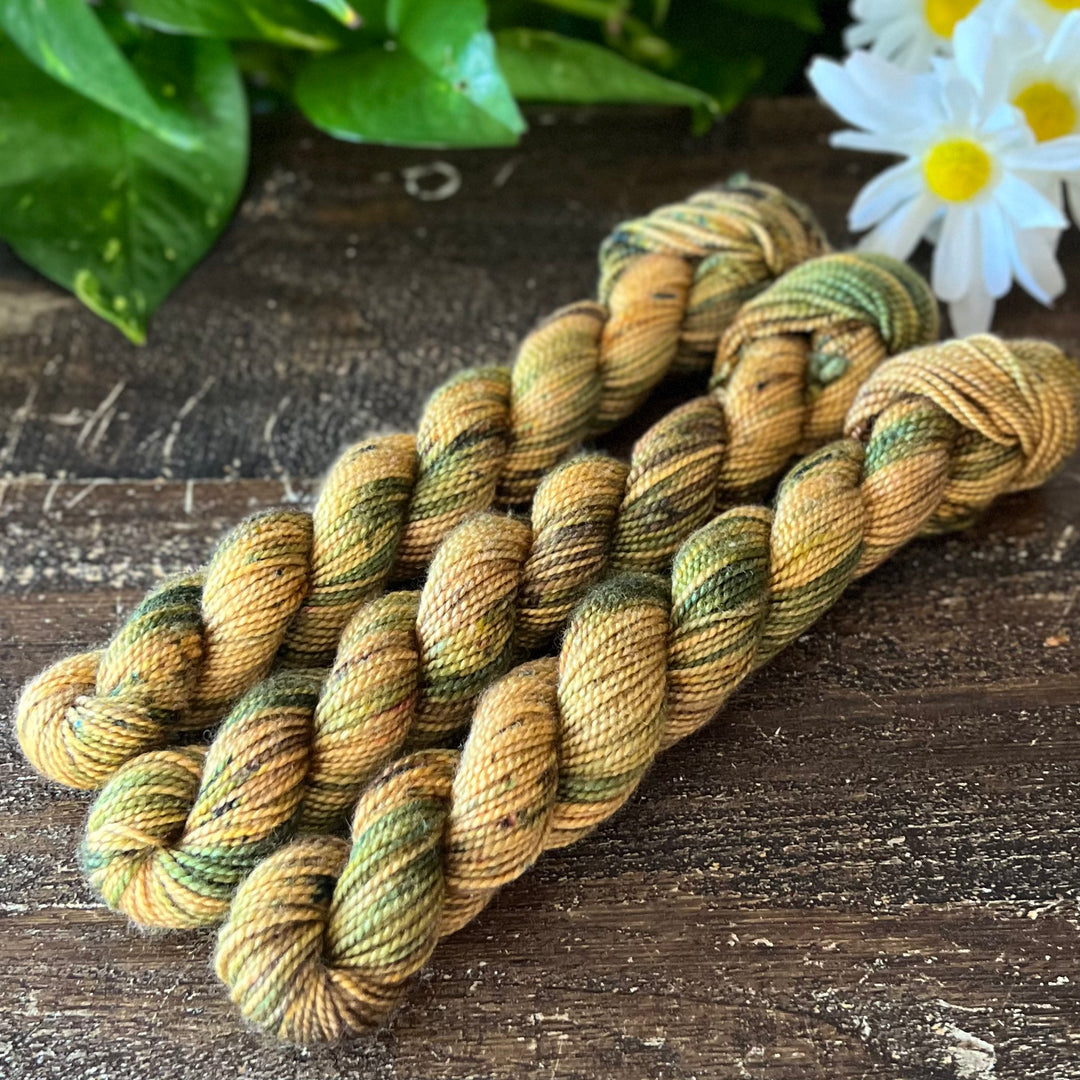 "Grounded" Silky Sock Mini Hand-dyed Yarn