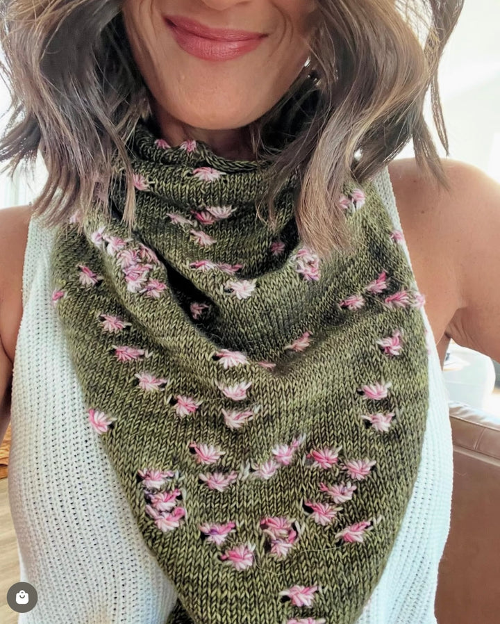 "Succulent" Assigned Pooling Hand-dyed Yarn