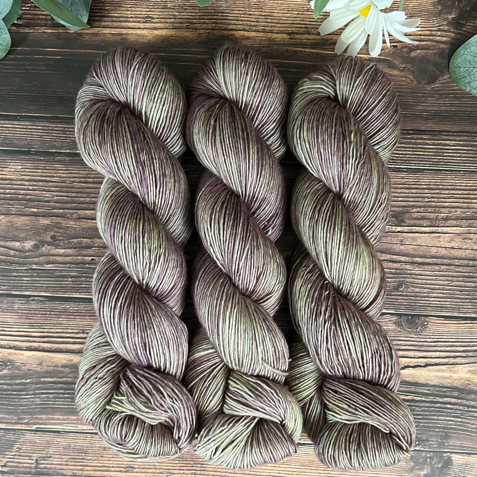 "Dirty Martini" Hand-dyed Yarn