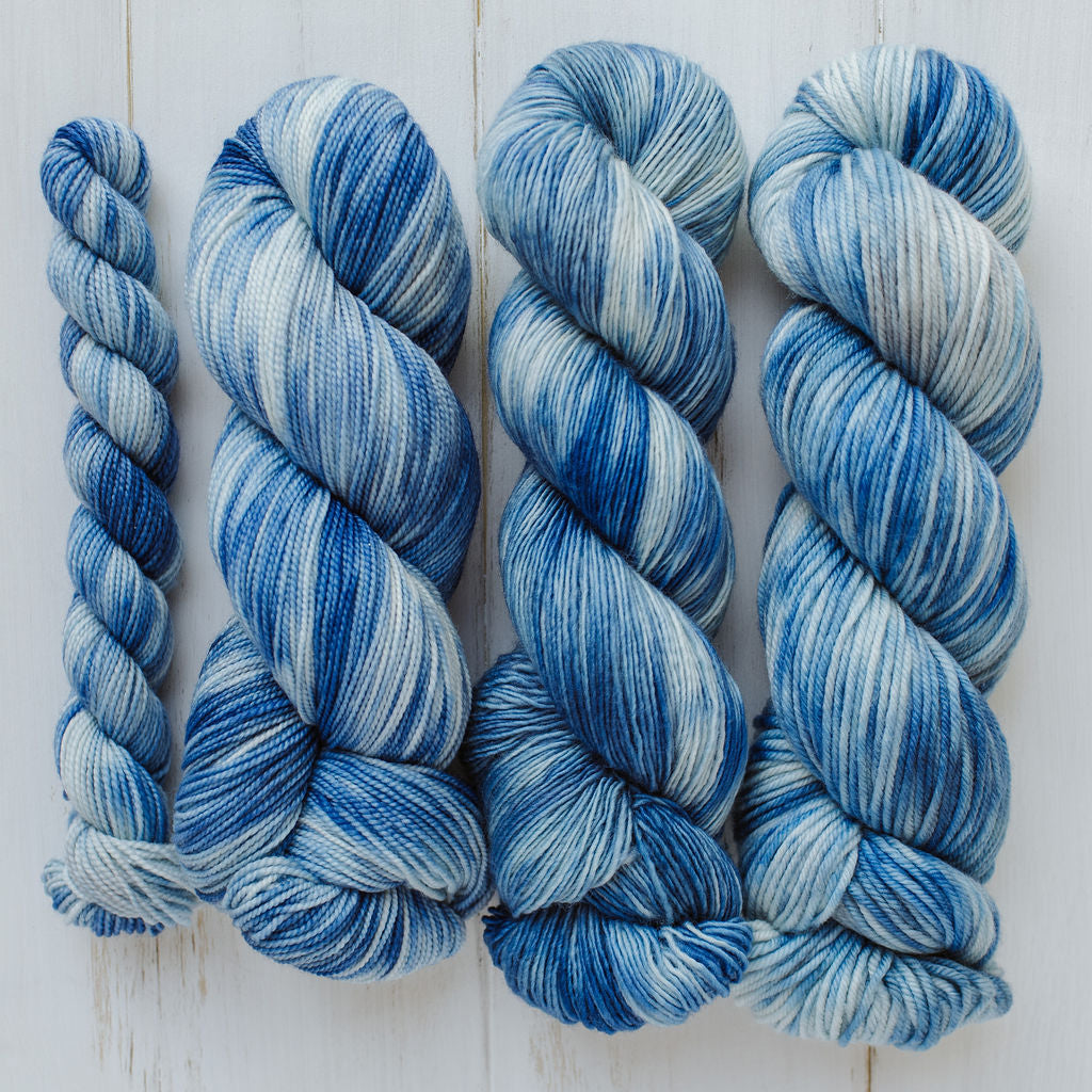 "Denim" Hand-Dyed Yarn – Harvest Collection