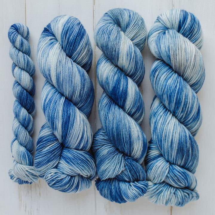 "Denim" Hand-Dyed Yarn – Harvest Collection