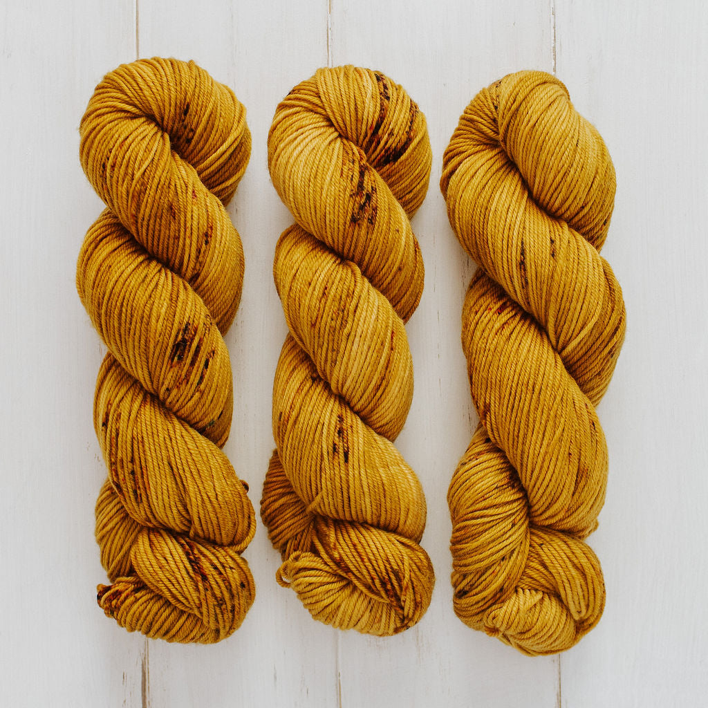 "Dijon Mustard" Hand-dyed Yarn