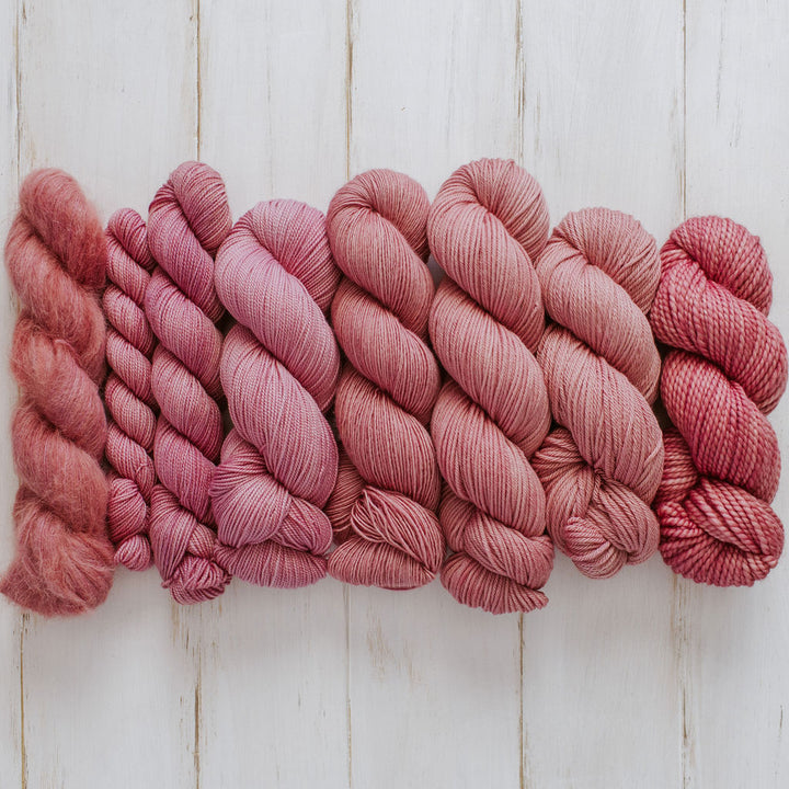 "Dusty Rose" Hand-dyed Yarn