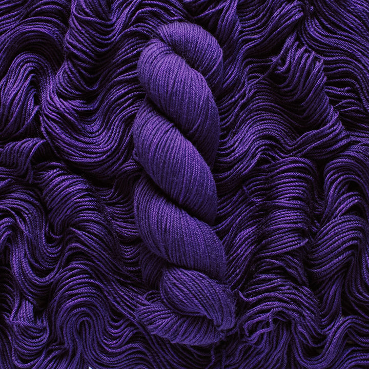 "Eggplant" Hand-Dyed Yarn – Harvest Collection