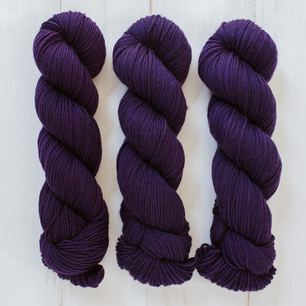 "Eggplant" Hand-dyed Yarn
