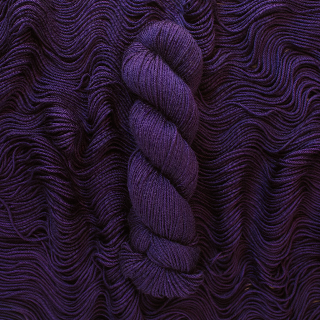 "Eggplant" Hand-dyed Yarn