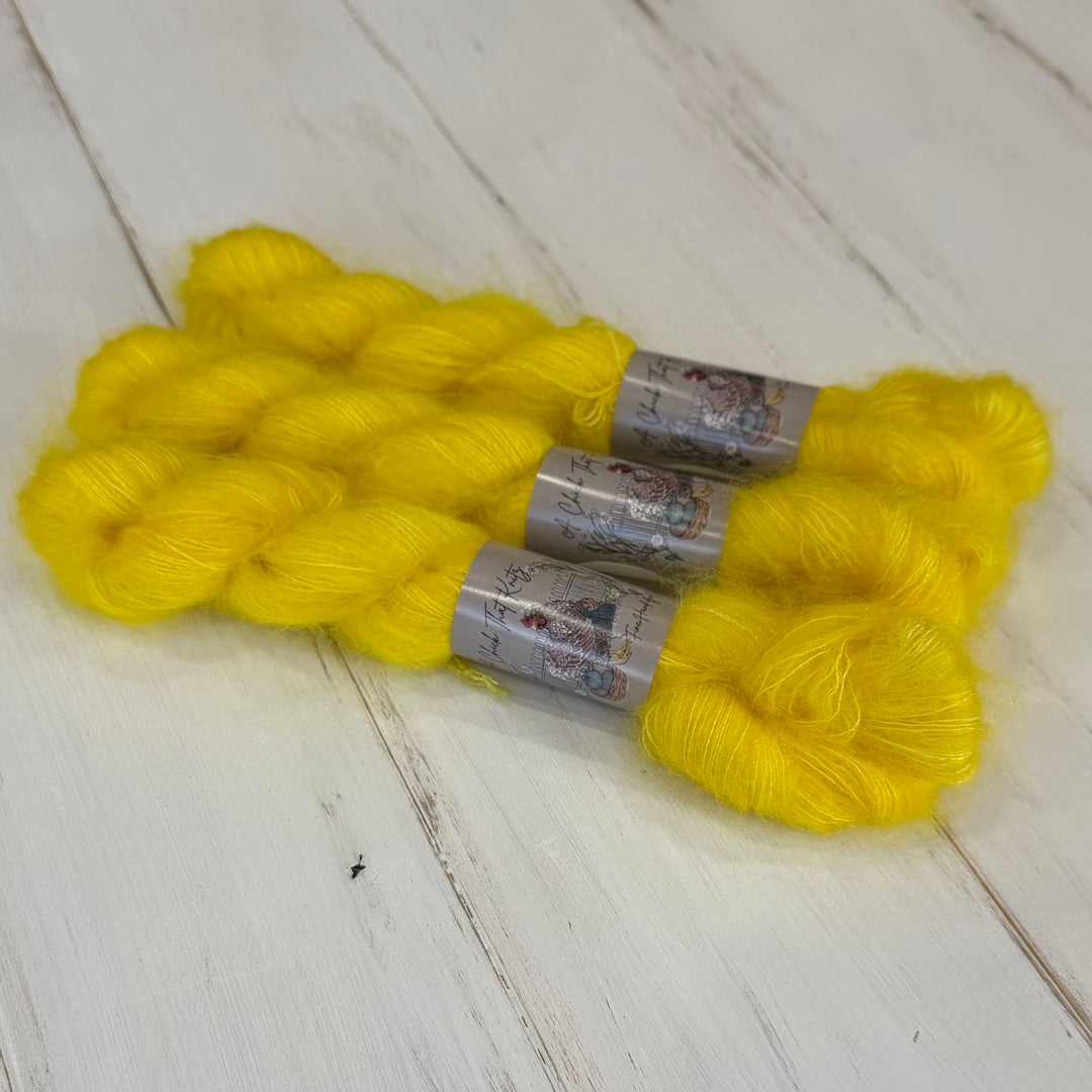 "Shock it to Me" Mini Mohair Hand-dyed Yarn