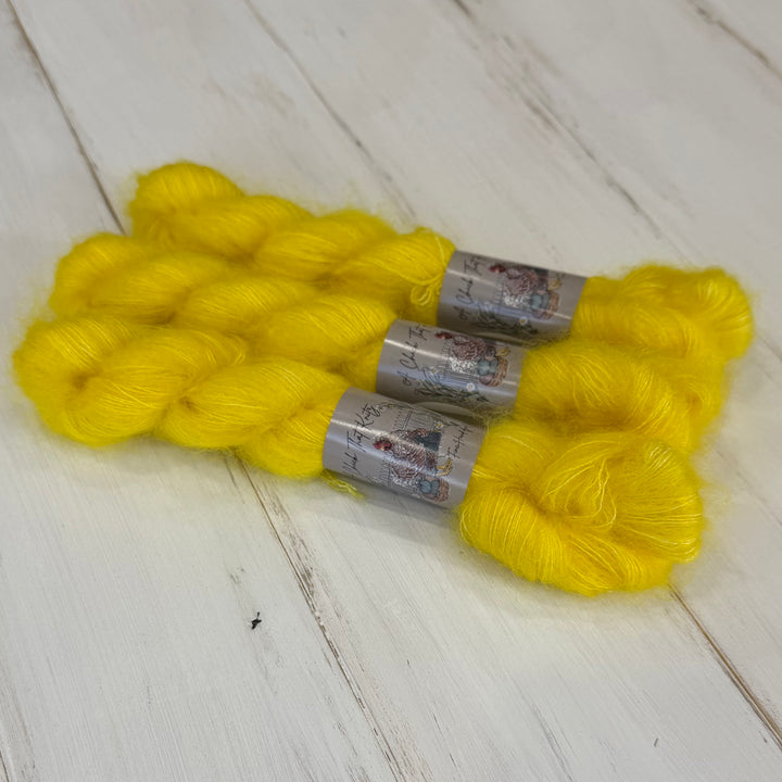 "Shock it to Me" Mini Mohair Hand-dyed Yarn