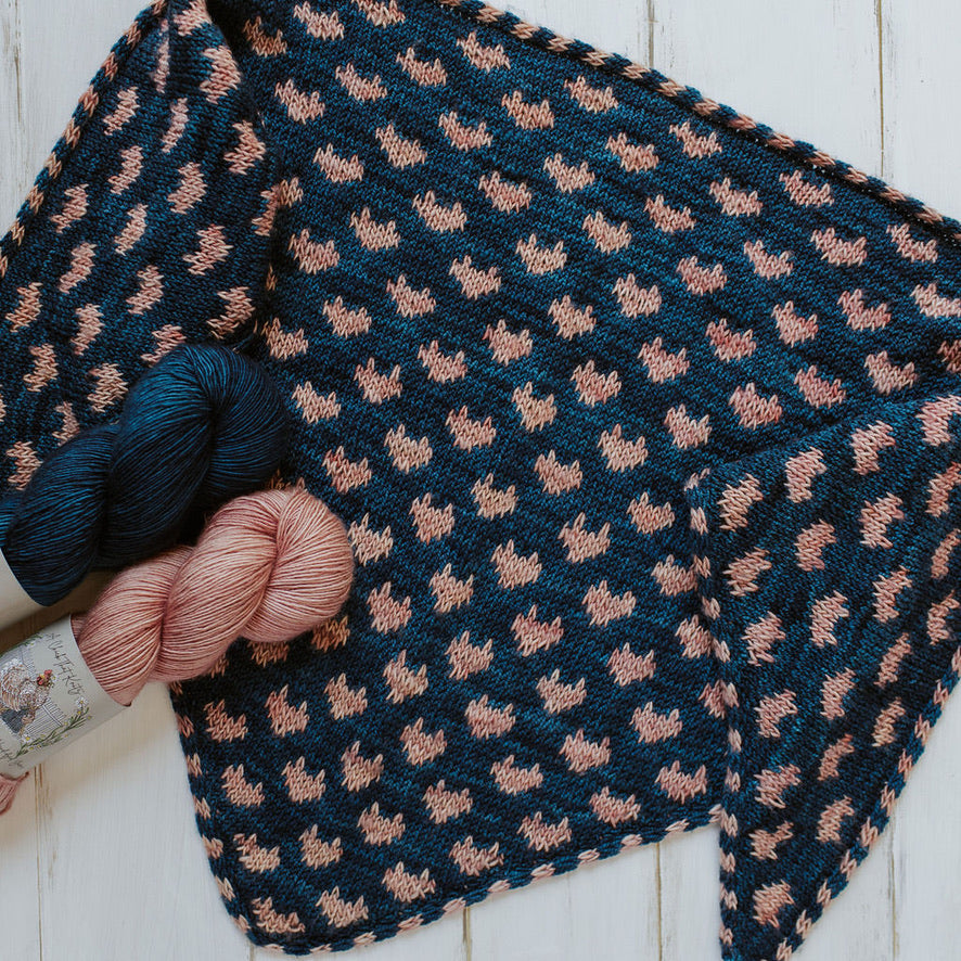 Banner Day Shawlette by Studio Mitsziko