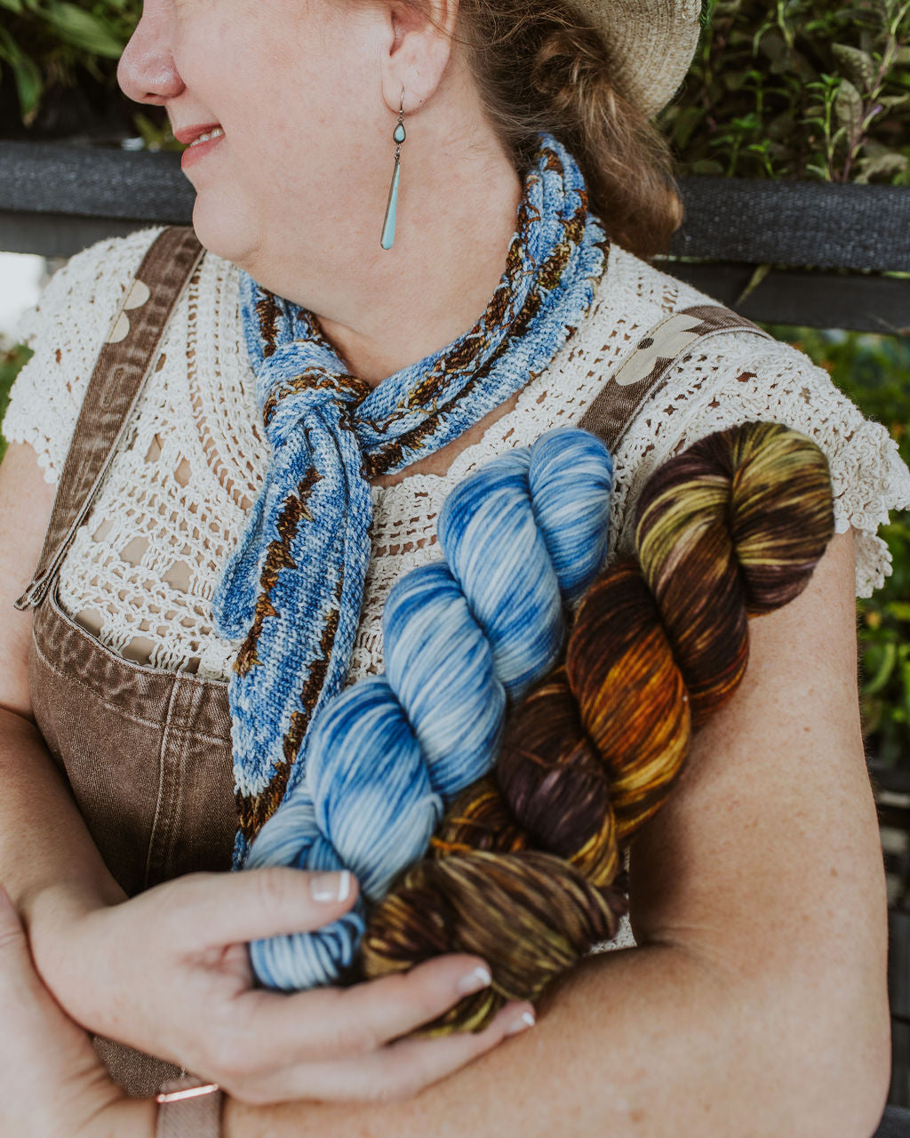 "Denim" Hand-Dyed Yarn – Harvest Collection