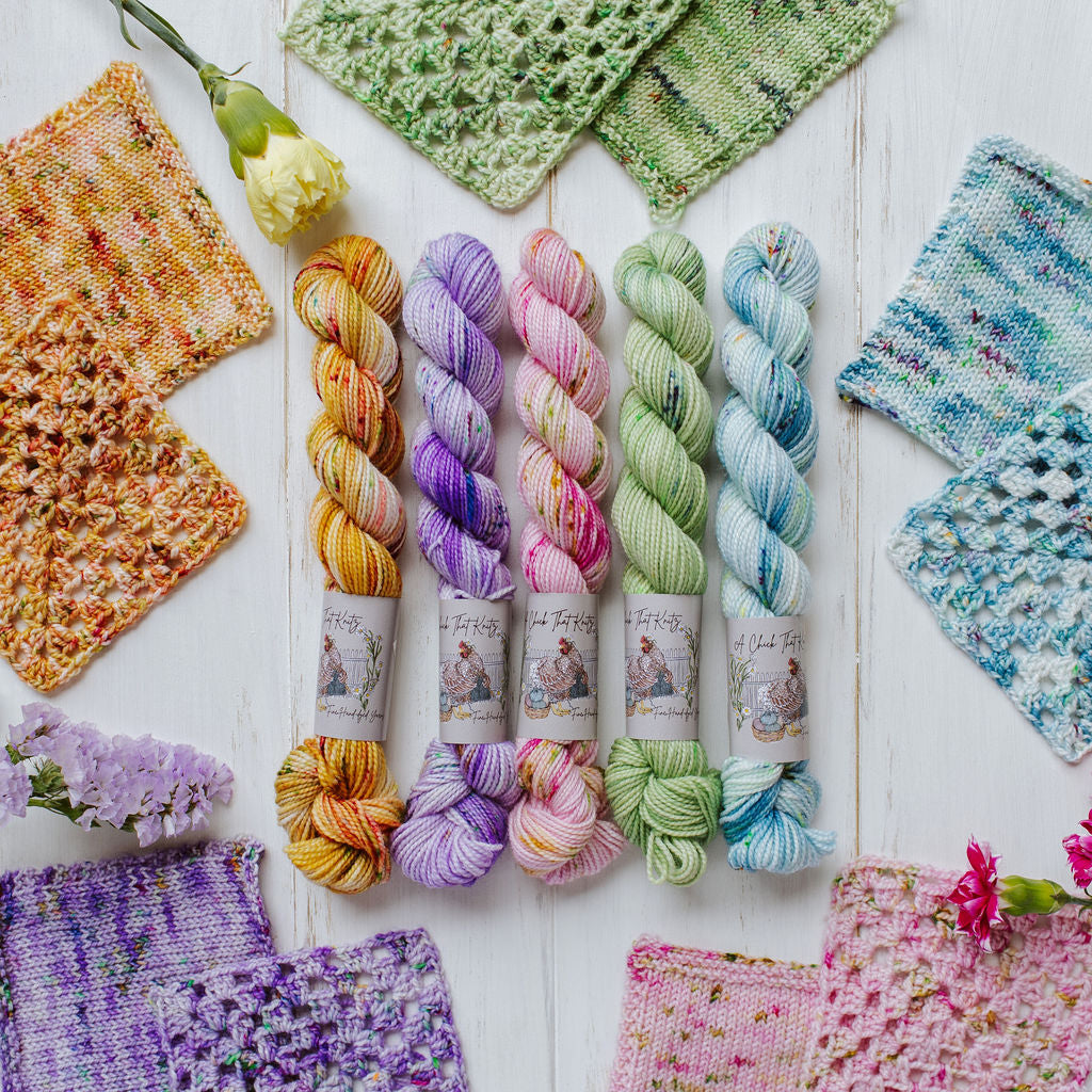 Summer Florals 5 Skein Mini Set