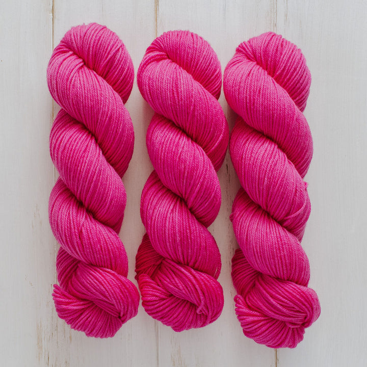 "Fuchsia" Hand-dyed Yarn