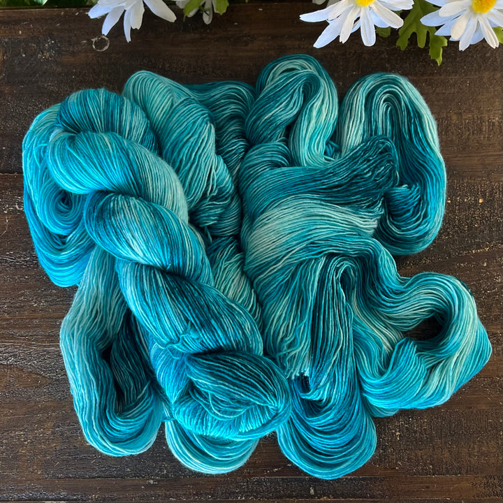"Turtle Turquoise" Hand-dyed Yarn