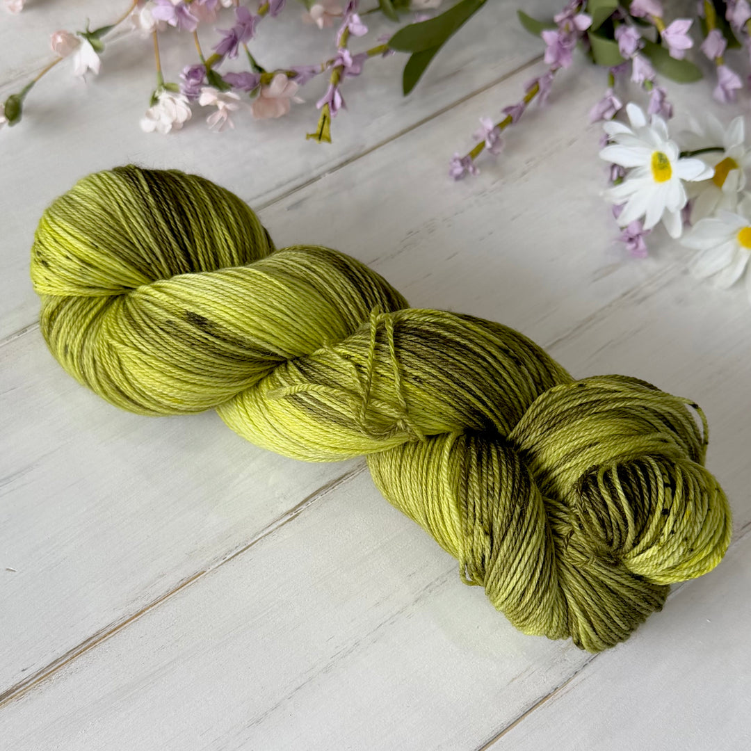 "Jiminy Cricket" Deluxe Sock Hand-dyed Yarn
