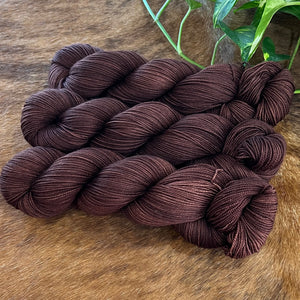 "Honey Bear" Merino Fingering Hand-dyed Yarn (Discontinued Base)