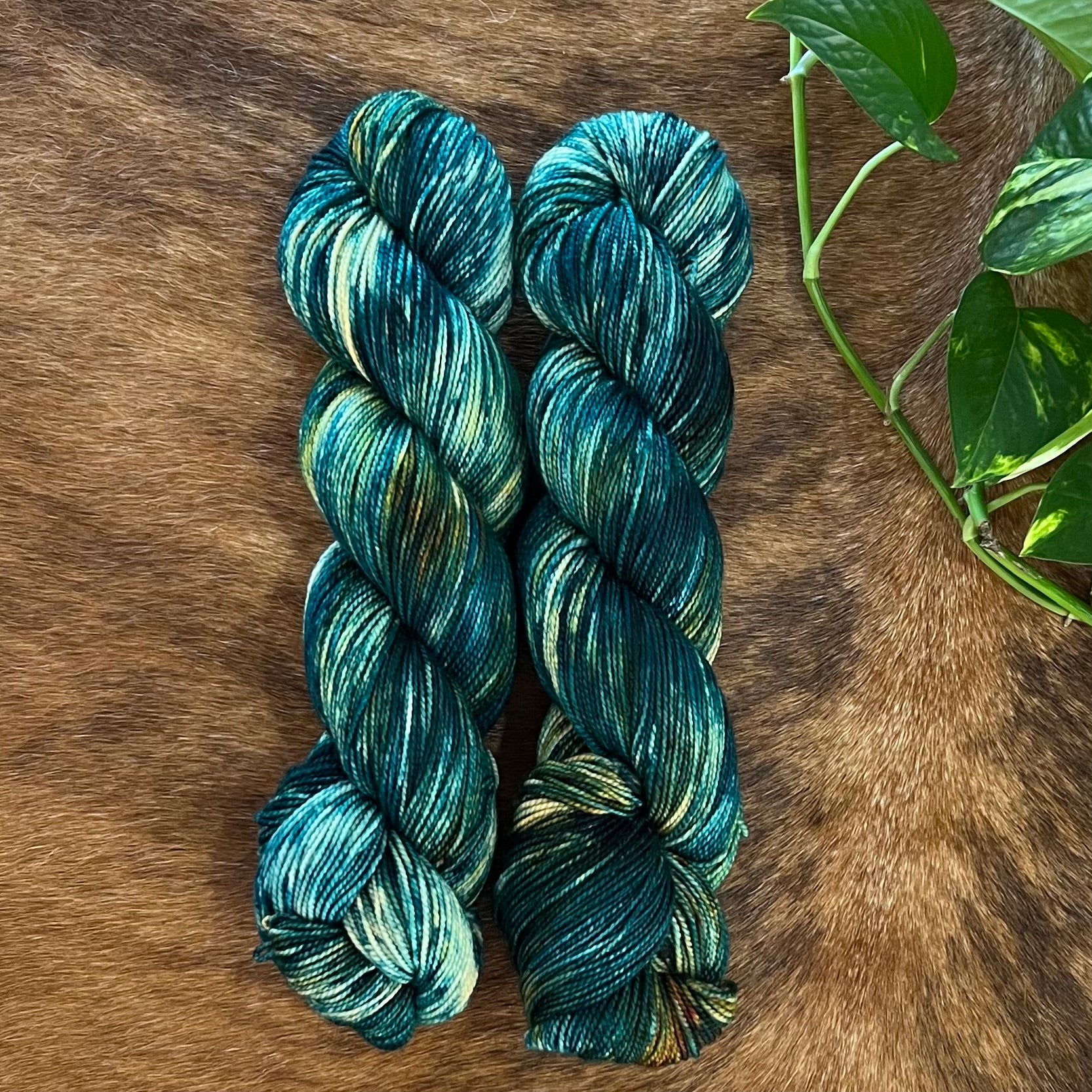 "Scotland" Merino Fingering Hand-dyed Yarn (Discontinued Base)