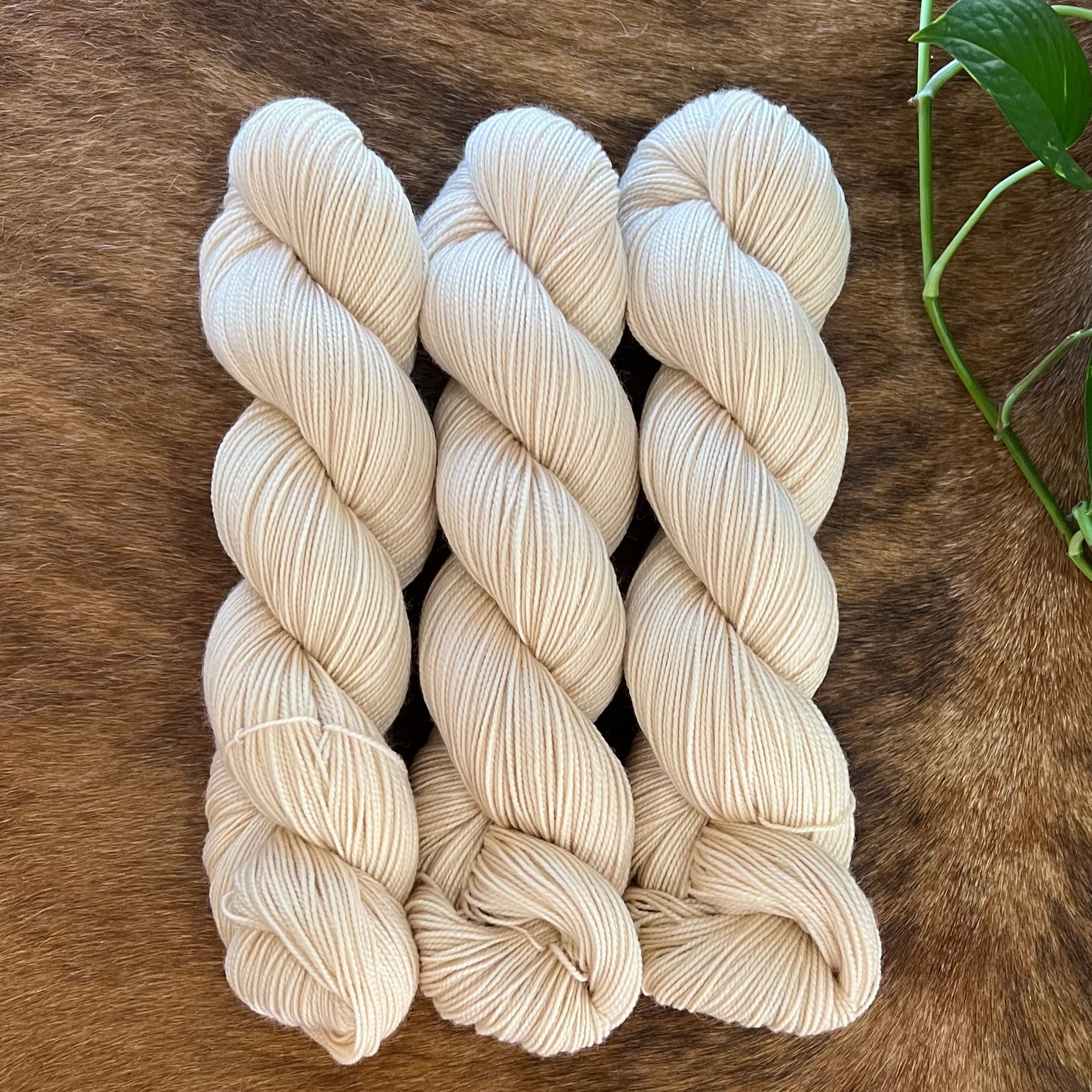 "Mushroom" Merino Fingering Hand-dyed Yarn (Discontinued Base)