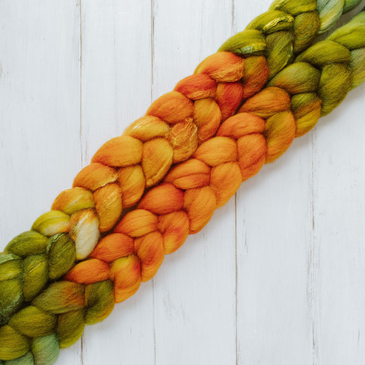 "Corn" Hand-Dyed Roving – Garden Collection