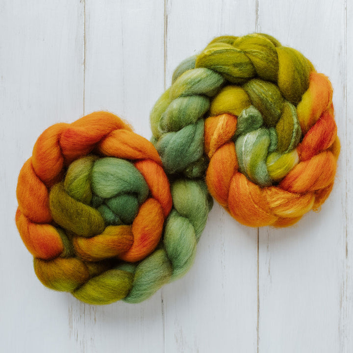 "Corn" Hand-Dyed Roving – Garden Collection