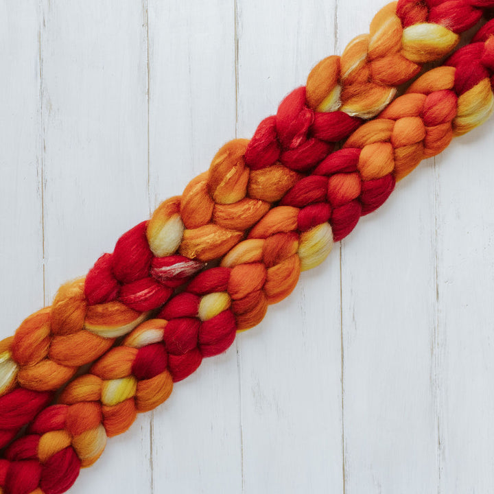 "Peppers" Hand-Dyed Roving – Garden Collection