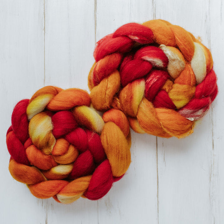 "Peppers" Hand-Dyed Roving – Garden Collection