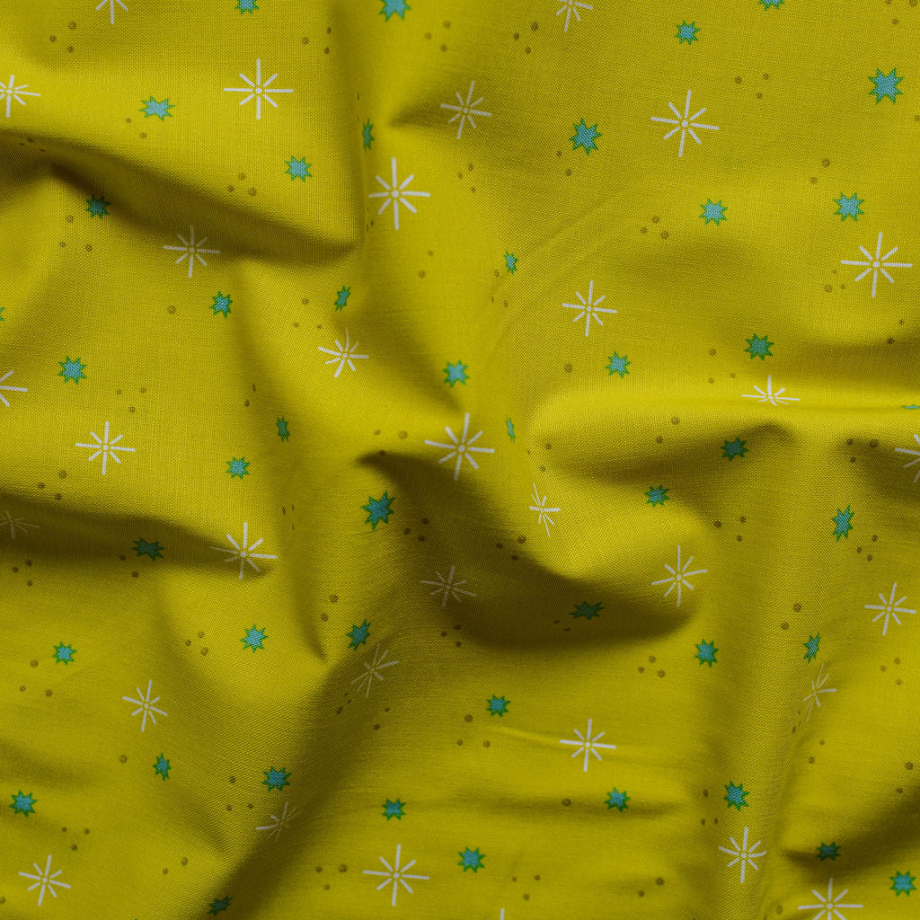 "Stardust Green" Ghostly Garden by KP Creates - YARDAGE