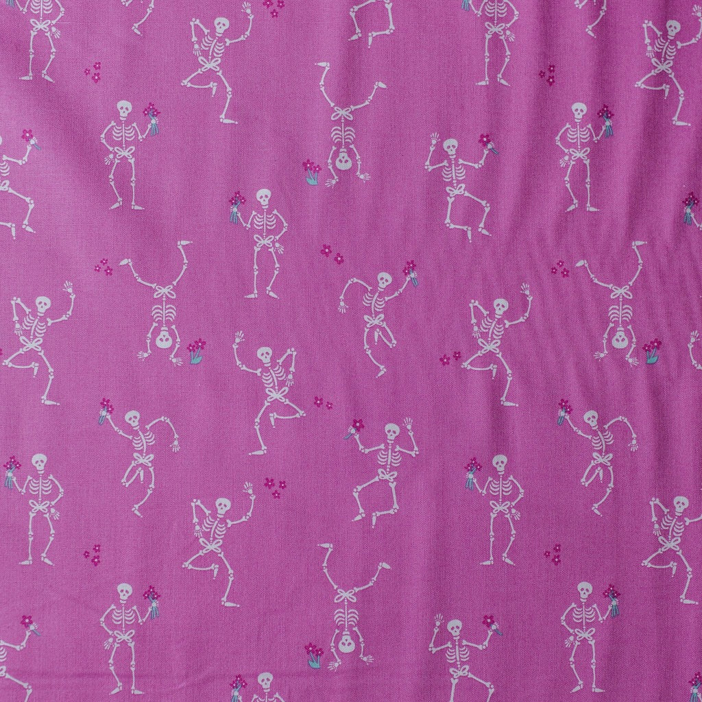 "Jig Pink" Ghostly Garden by KP Creates - YARDAGE