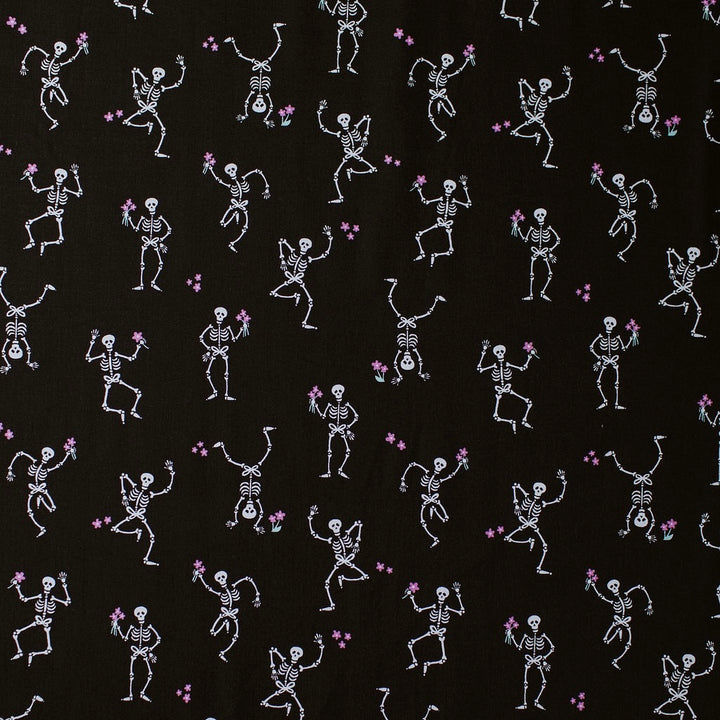 "Jig Black" Ghostly Garden by KP Creates - YARDAGE