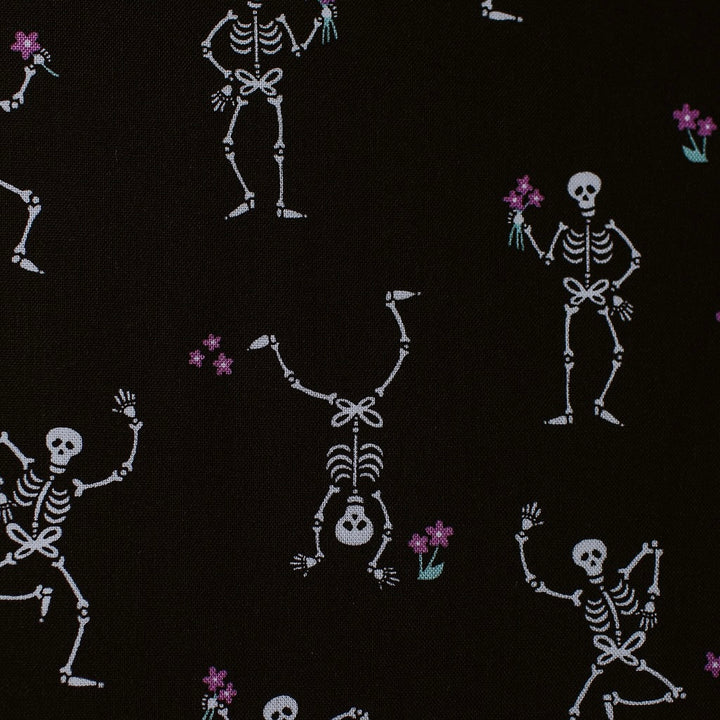 "Jig Black" Ghostly Garden by KP Creates - YARDAGE