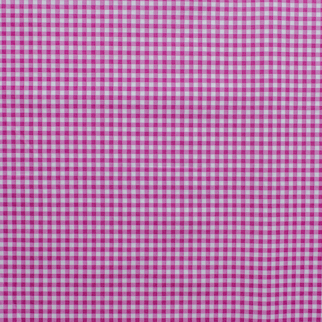 "Bitty Gingham Pink" Ghostly Garden by KP Creates - YARDAGE