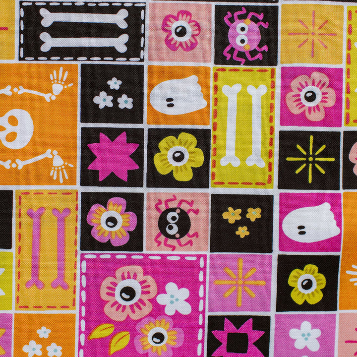 "Spooky Pink" Ghostly Garden by KP Creates -YARDAGE