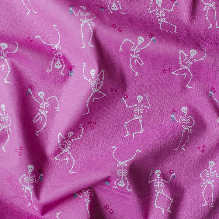 "Jig Pink" Ghostly Garden by KP Creates - YARDAGE