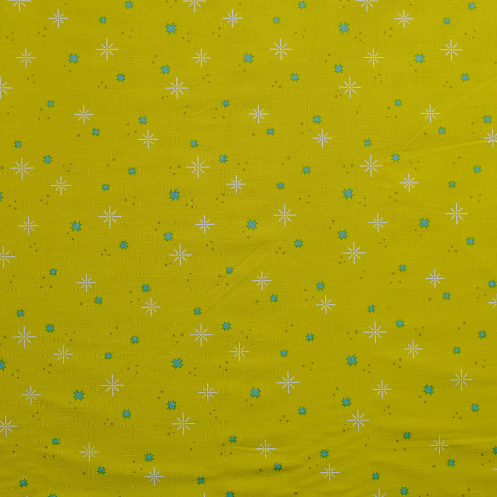 "Stardust Green" Ghostly Garden by KP Creates - YARDAGE