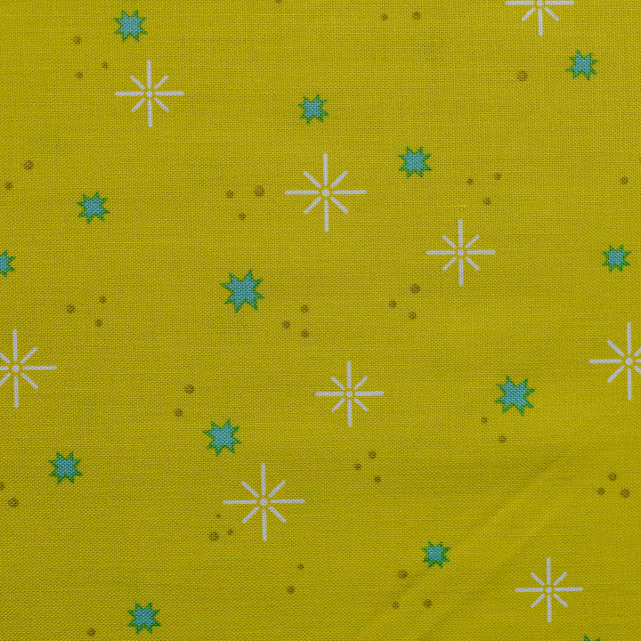 "Stardust Green" Ghostly Garden by KP Creates - YARDAGE