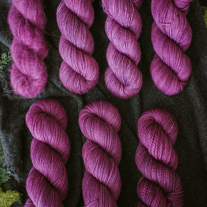 "Highland Heather" Hand-dyed Yarn - "Outlander" Collection