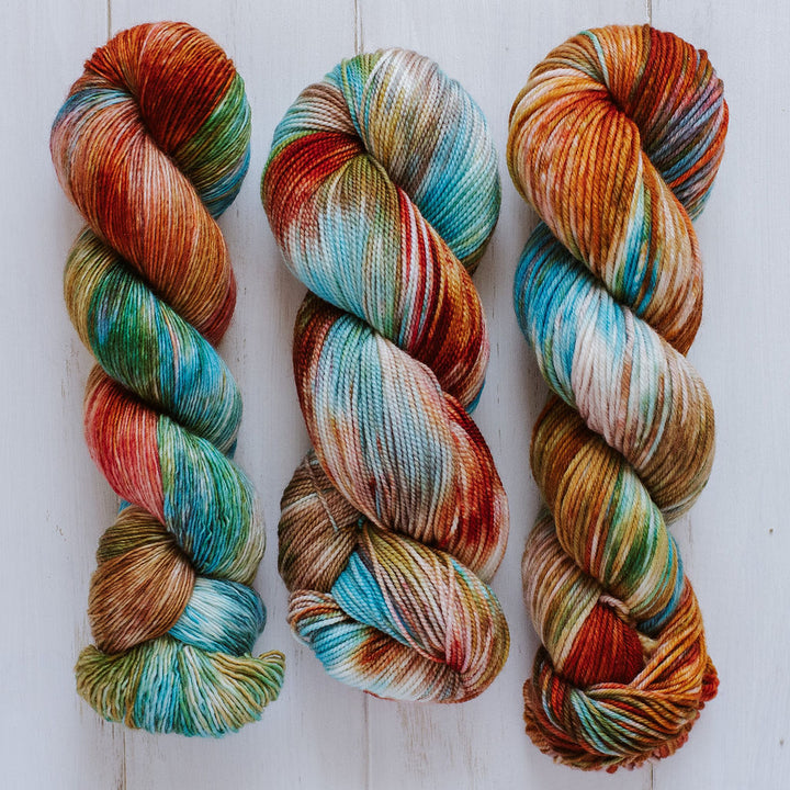 "Desert Oasis" Hand-dyed Yarn