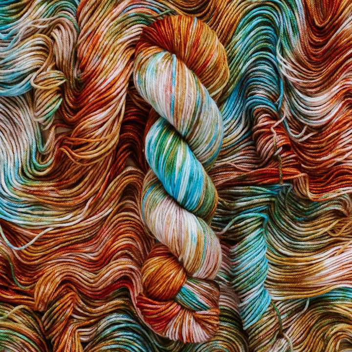 "Desert Oasis" Hand-dyed Yarn