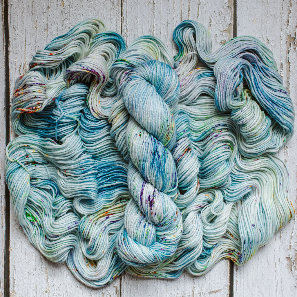 "Crystal Waters" Hand-dyed Yarn