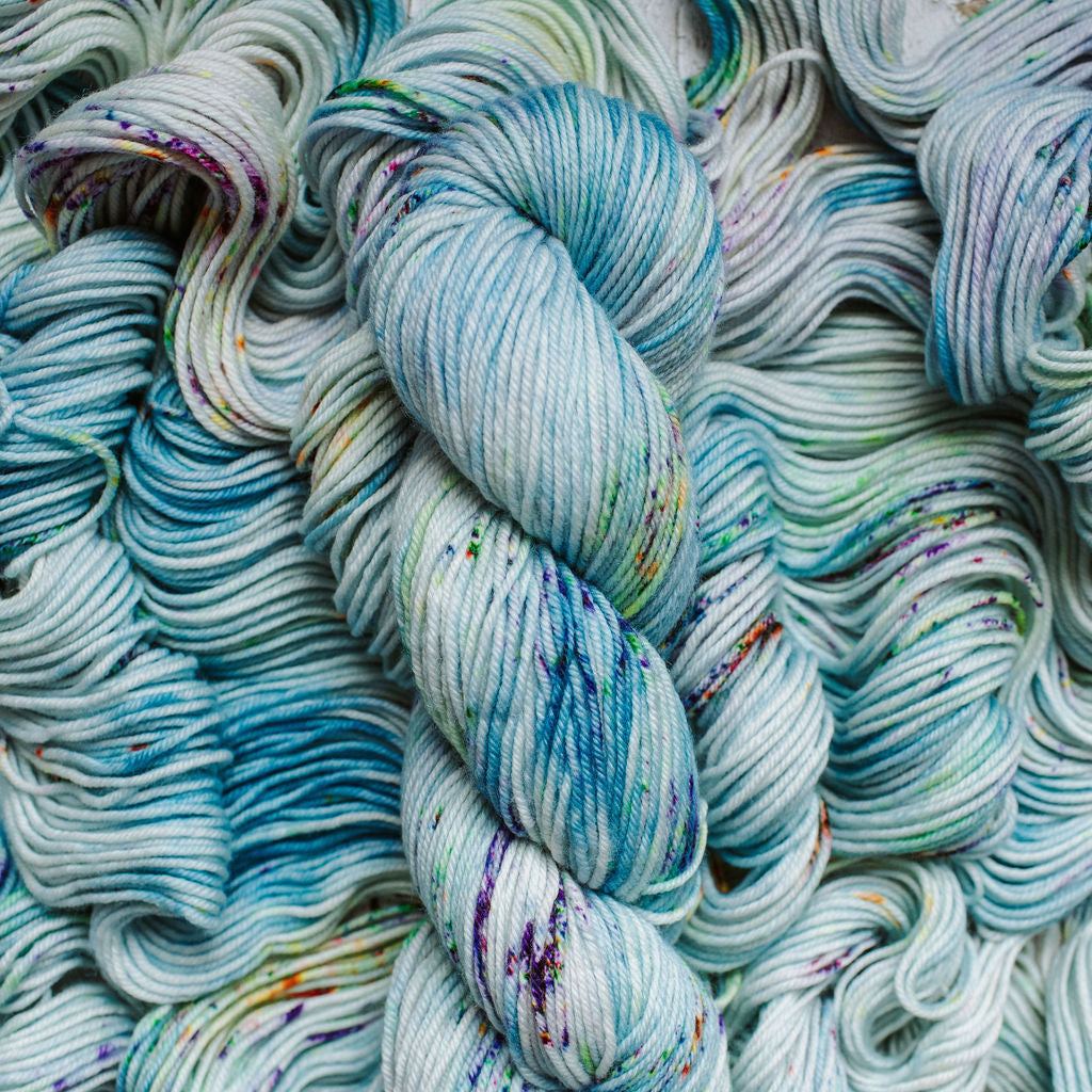"Crystal Waters" Hand-dyed Yarn