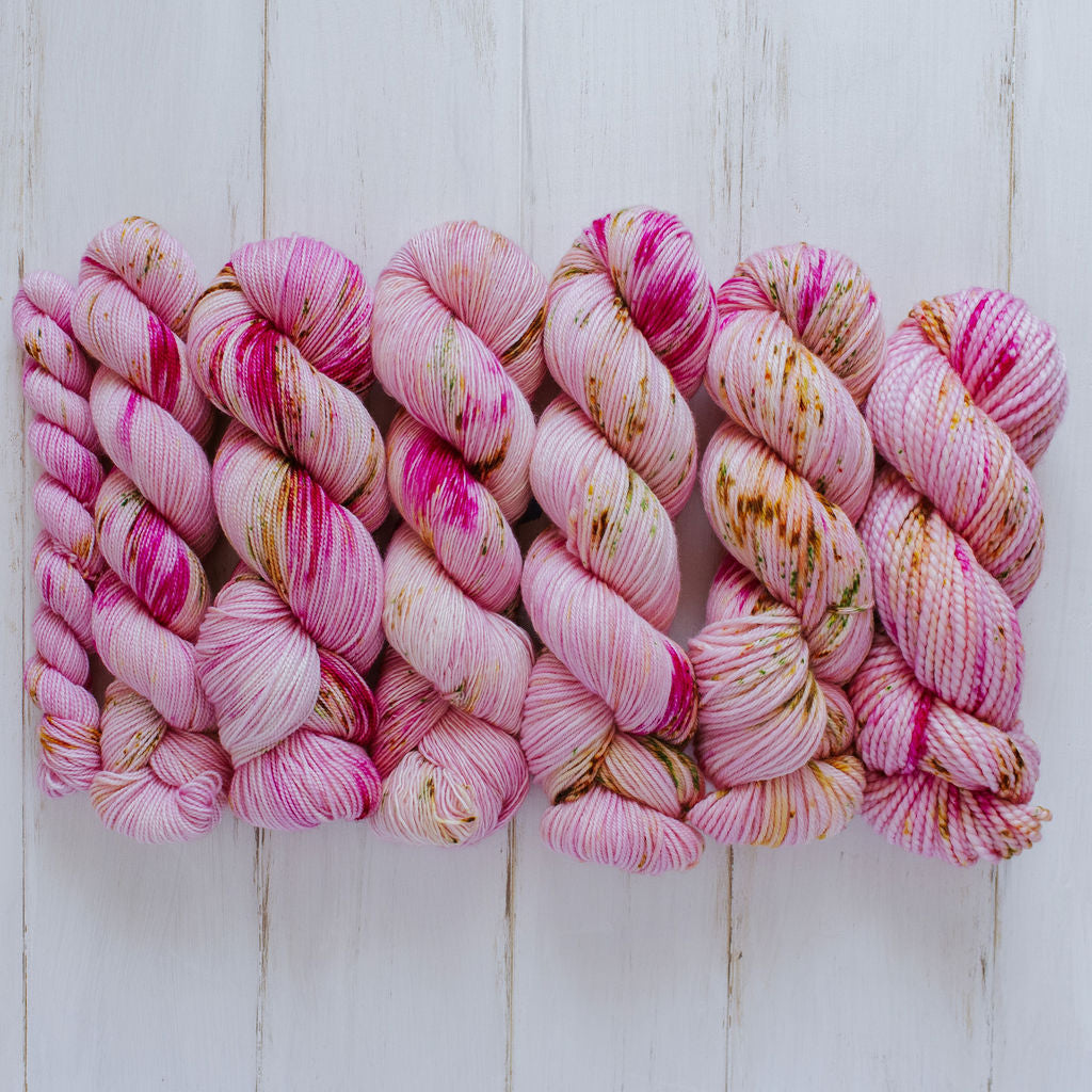 "Pink Everyday" Hand-dyed Yarn