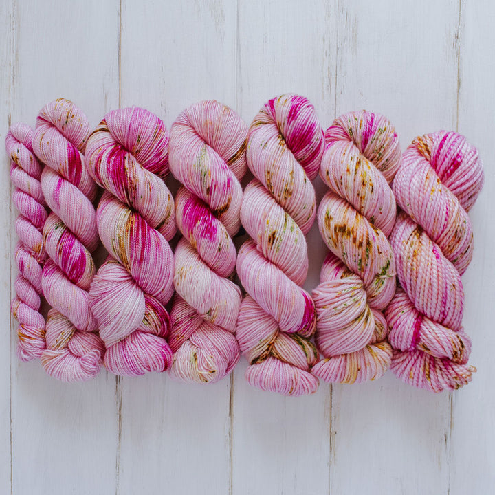 "Pink Everyday" Hand-dyed Yarn
