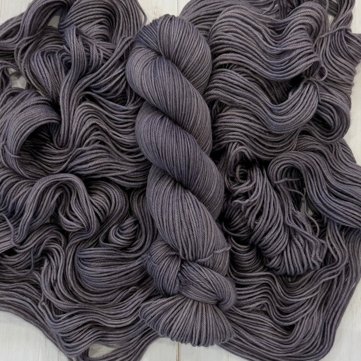 "Parisian Fog" Hand-Dyed Yarn - Singles Fingering and Merino DK