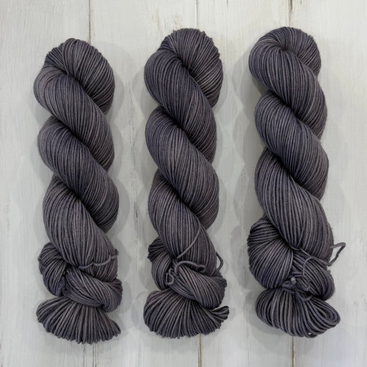 "Parisian Fog" Hand-Dyed Yarn - Singles Fingering and Merino DK