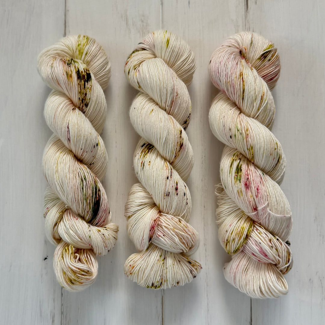 "Primrose" Hand-Dyed Yarn - Silky Singles