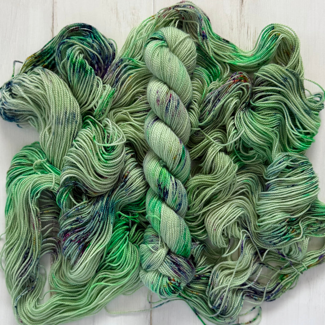 "Summer Grass" Deluxe Sock Halves Hand-Dyed Yarn