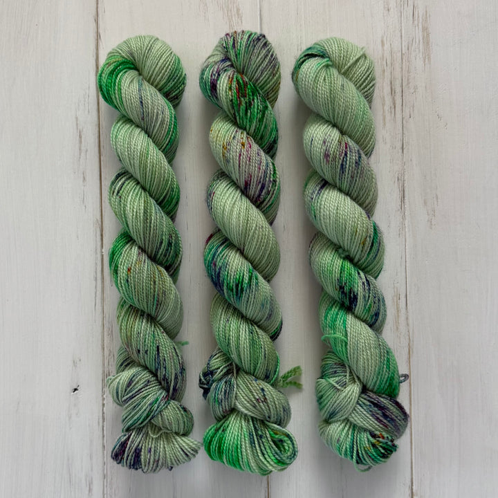 "Summer Grass" Deluxe Sock Halves Hand-Dyed Yarn