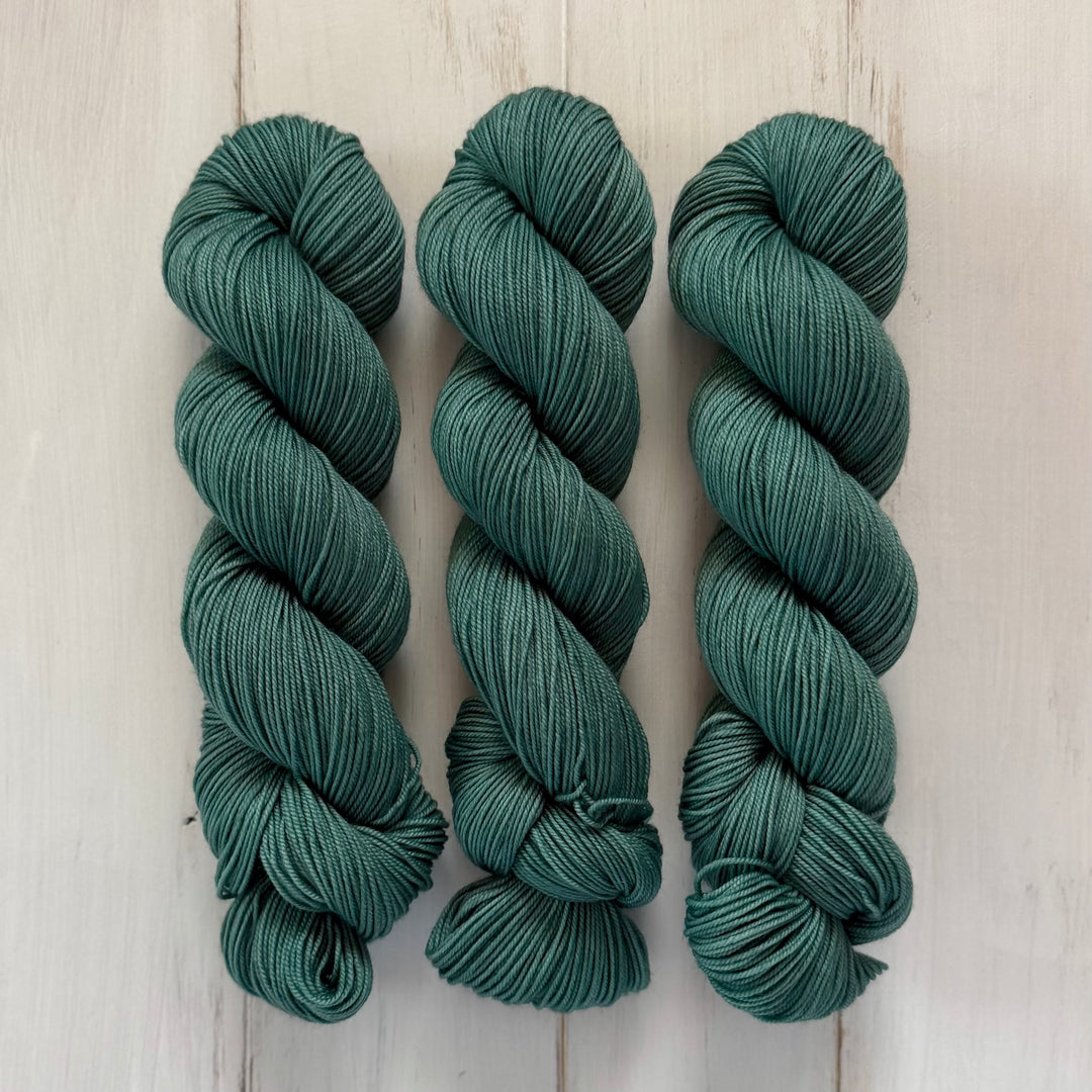 "Sage Green" Hand-Dyed Yarn - Sport