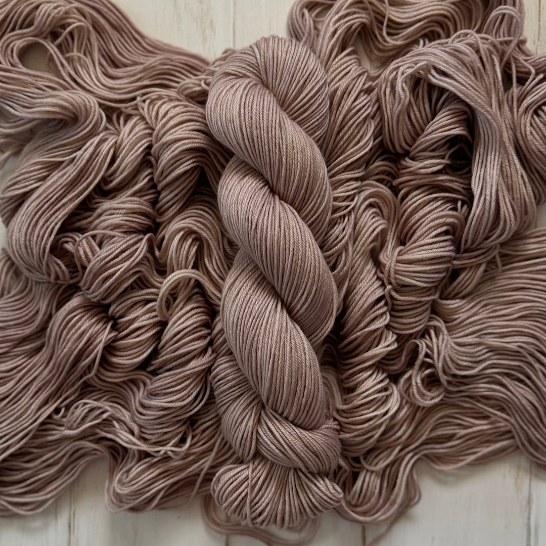 "Mocha Mousse" Merino DK Hand-Dyed Yarn